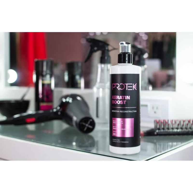 Protek Tratamiento Termoprotector De Calor Keratin Boost