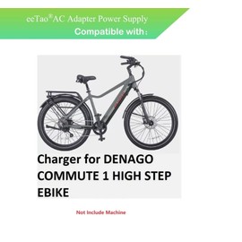 UL Listed 48V-54.6V 2A Battery Charger Compatible with DENAGO Commute 1 HIGH Step EBIKE 48VDC 2.0A 54.6VDC Power Supply Cable Cord