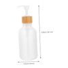 Outanaya 2pcs Liquid Soap Dispensers Reusable Pump Bottles for Shampoo