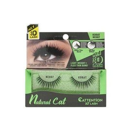 CATTITUDE 3D LASHES Korat Natural Cat, Lightweight & Reusable, Cruelty-Free