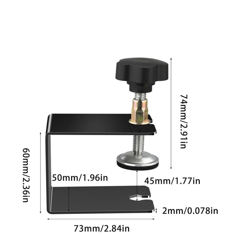 Armastuse 4 Pcs Drawer Front Installation Clamps,Adjustable Stable Furniture Woodworking