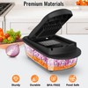 8 Blade All-in-1 Vegetable Chopper Mandoline Slicer with Container, Food