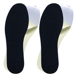 2 Pairs of Adhesive Crogs Insoles That Absorb Sweat and Always Stay in Place for Mules Garden Shoes Sockless Shoes (Small)