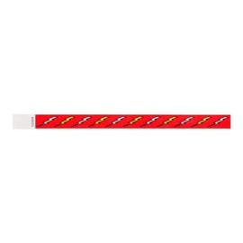 WristCo Lightning Bolts 3/4" Tyvek Wristbands - 500 Pack Paper Wristbands for Events