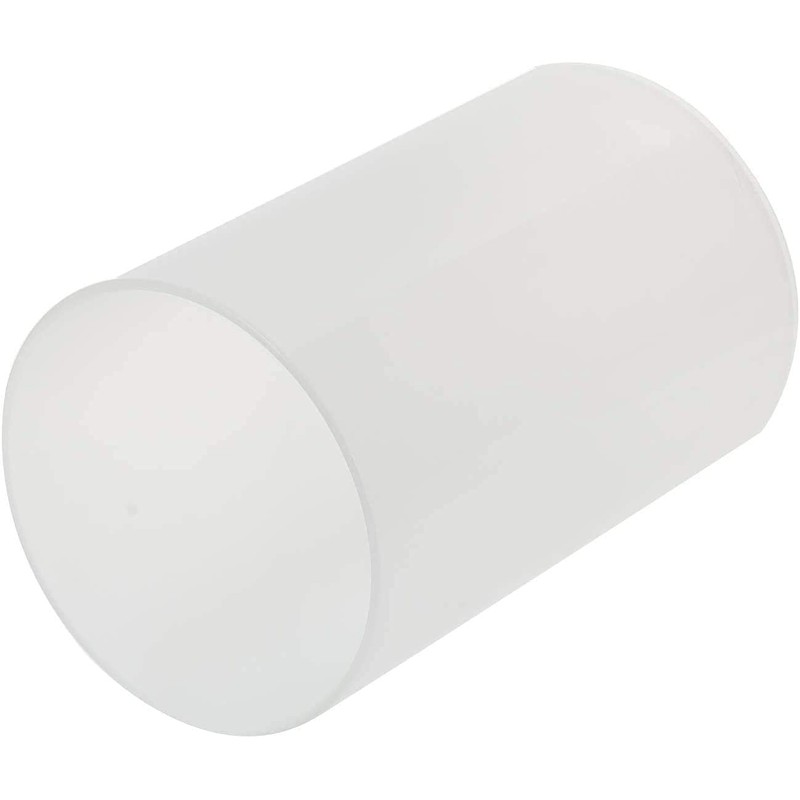 SUNWO Various Size Frosted Glass Hurricane Candle Holders, Frosted Glass