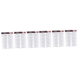 FRCOLOR Sets Temporary Eyebrow Stickers Dark Brown Colours for Instant Natural Brows Sheets