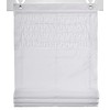 Kutti Roman Blind with Eyelets Tuck White 45 x 140