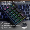 KEYCOOL K19 Wireless Numeric Keyboard, Mechanical Number Keypad Hot-swappable Bluetooth