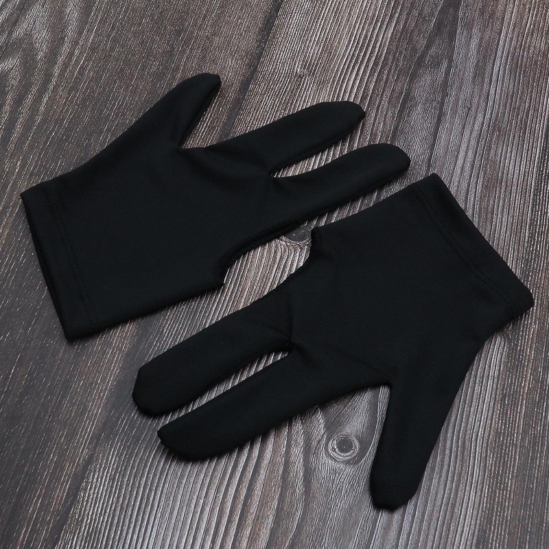 4PCS Billiard Gloves Three Finger Cue Snooker Billiard Pool Shooters