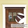 2PCS 40inch Brown Door Rain Drip Guard for Windows Drip