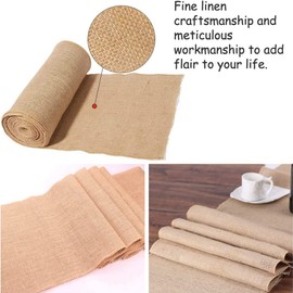 Hepzest Table Runner 10 M X 30 cm Table Runner Roll Table Decoration Wedding Vintage Rustic