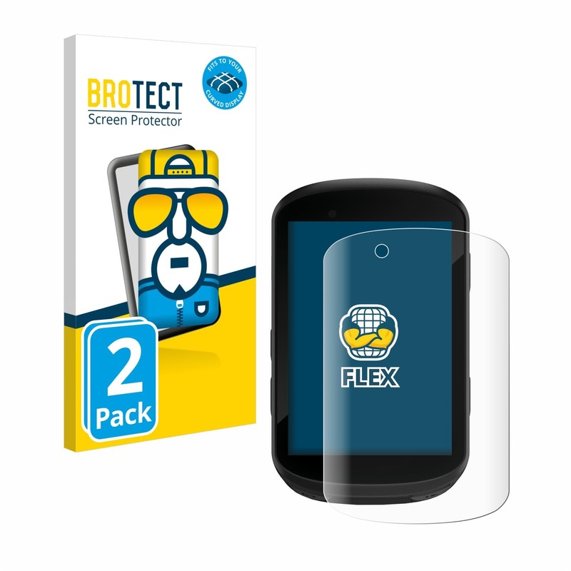 brotect 3D Curved Screen Protector compatible with Garmin Edge 530