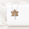 VIJASHOP Maple Leaf Necklace 925 Sterling Silver Dainty Maple Leaf