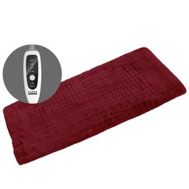 Heating Pad-Electric Heating Pads for Back,Neck,Abdomen,Moist Heated Pad for Shoulder,Knee,Heat Pad for Arms and Legs,Dry&Moist Heat & Auto Shut Off,Gifts for Women Men(Wine Red, 12''×24')
