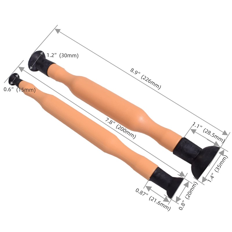 Alltooetools Double Ended Grip Valve Grinding Lapping Stick Tool Set