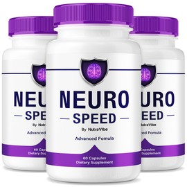 (3 Pack) Neuro Speed – Premium Daily Memory Support Formula with a Clean, Natural Blend to Help Maintain Sharp Thinking, Quick Recall & Focus | Easy-to-Swallow Pills for Daily Support (180 Capsules)