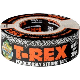 FixtureDisplays Shurtape 242949 48mm x 27.4m (1.88" x 30yd) Silver T-Rex Duct Tape