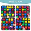 Intellectual Chess Board Rainbow Ball, Ball Removal Chess Board, Rainbow