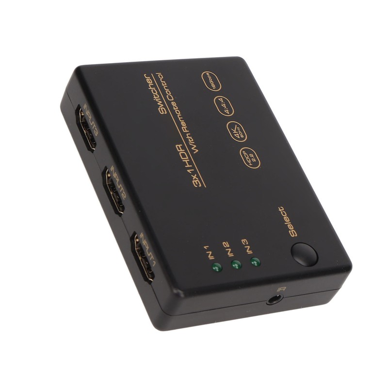 4K HD Switcher 3 in 1 Out 4K 60Hz HDR