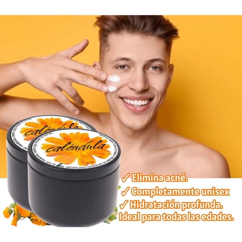 Crema Bálsamo De Caléndula Concentrada Natural 2 Pzs Kit Todo