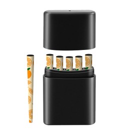 Pre-roll Cone Holder Case, Pre rolled Cone Storage Box Black