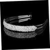 Beaupretty Diamant Hochzeit Tiara Braut Haarband verziert Stirnbänder für Frauen