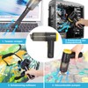 WADEO 9000Pa Mini-Handstaubsauger Akku, 3-in-1-Multifunktions-Staubsauger mit 3 Saugdüsen zum Aufblasen