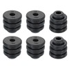 PATIKIL 1.4"x1.4" Refrigeration Compressor Rubber Mounting Feet, 6 Pack Foot