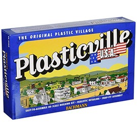 Bachmann Trains - PLASTICVILLE U.S.A. BUILDINGS – CLASSIC KITS - FARM BUILDINGS with ANIMALS - HO Scale