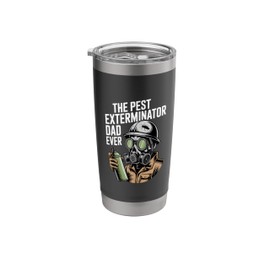 Funny Exterminator Dad Pest Control Father's Day Pest Dad Stainless Steel Insulated Tumbler