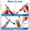 4pcs Wire Piercing Probe Kit, 3.78x0.79in Insulation Piercing Clip Wire