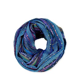 Humble Hilo Multi-Colored Scarf/Shawl for Women Lightweight Head or Neck Scarf (Turquoise (F23))