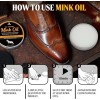 MEKER Mink Oil for Leather Boots, Leather Conditioner and Cleaner