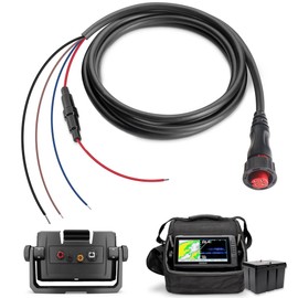 010-12445-00 Power/Data Cable Threaded 4-pin 6 Feet Fits for Garmin echoMAP Chirp,ECHOMAP Plus UHD,GPSMAP,Panoptix Upgrade (6 feet)