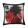 YASUKE Afro Samurai Seven Virtues of Bushido Code Throw Pillow