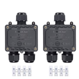 Junction Box Waterproof IP68 Outdoor Black