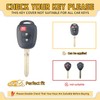 FT FUNTOR for Toyota Key Cover,3 Buttons TPU Key Cover