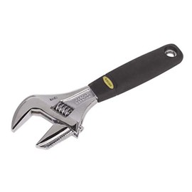 Sealey S0854 Adjustable Wrench with Extra-Wide Jaw Capacity, 200mm, Silver