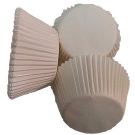 Scrumptious 36 Greaseproof Cupcake Cases, White