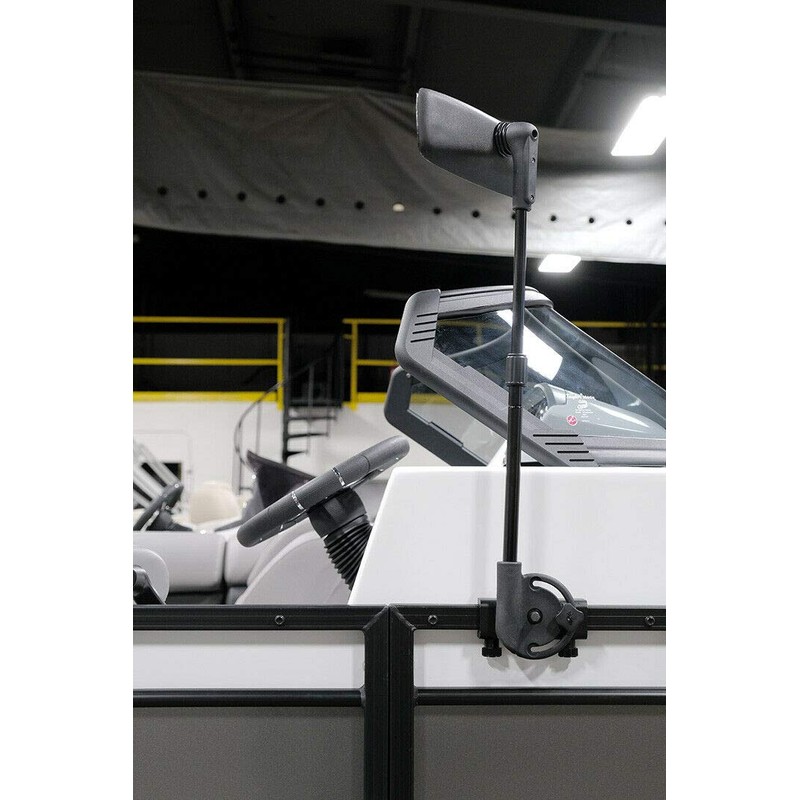 Extra Large Pontoon Boat Mirror (5" x 11.8") & Bracket,