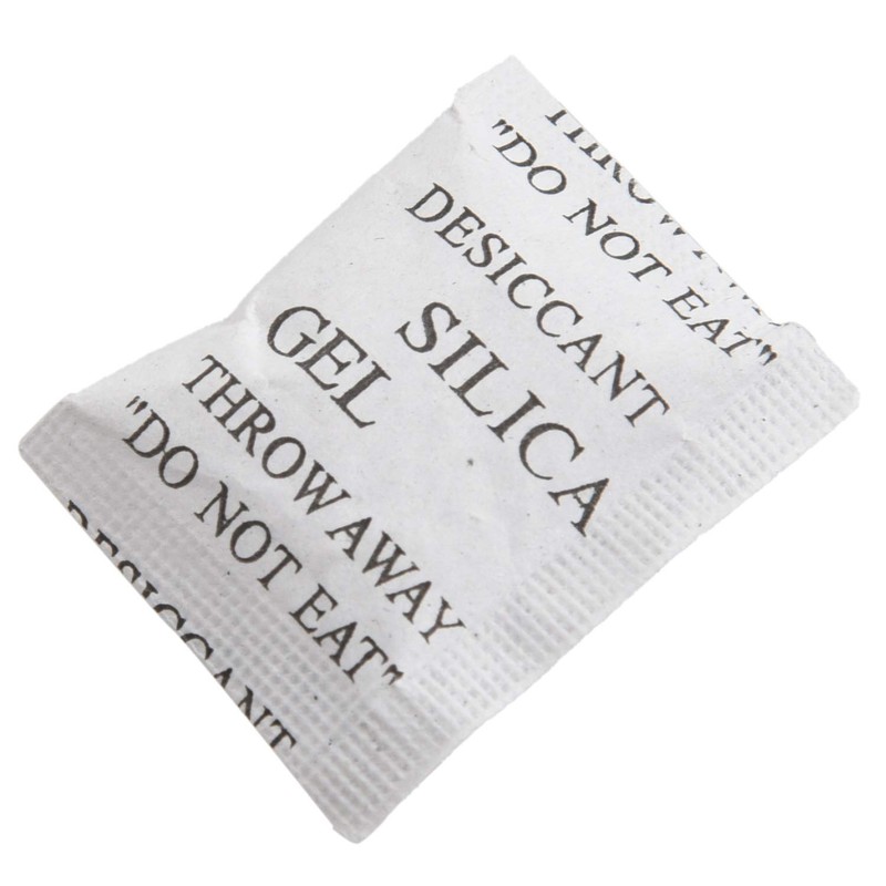 Jesnoe 50 Pieces Silica Desiccant Drying Humidity Absorber Sachets Bags