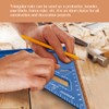 7 inch Carpenters Speed Square Metric,Roofing Rafter Square, Thickened Aluminum