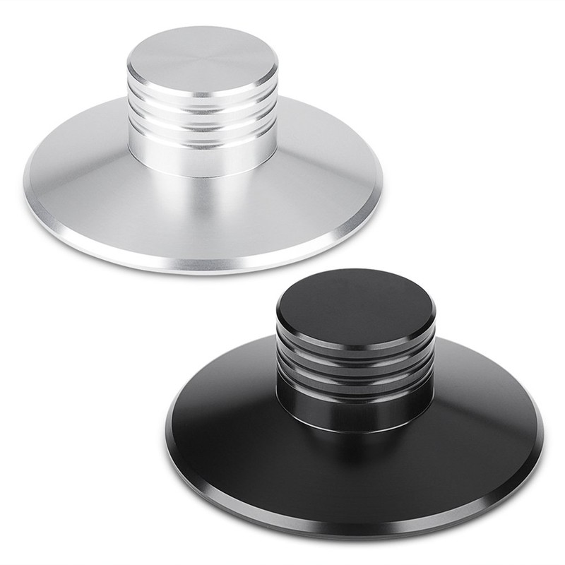 Disc Stabilizer for LP Record Players, Aluminum Metal Turntable Balanced