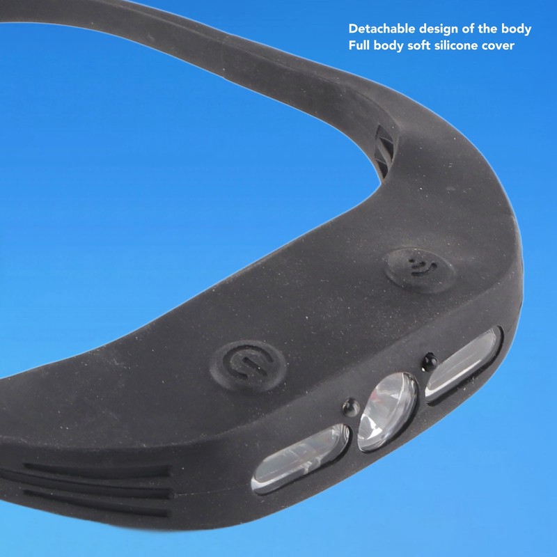 Motion Sensor Head Lamp Rechargeable Sensitive Ultralight Adjustable COB Headlamp
