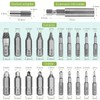 KeeKit Damaged Screw Extractor Kit, 22 Pcs Stripped Screw Extractor