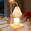 PETRISTRIKE LED Candle Warmer Lamp with Dimmer & 2/4/8H Timer,
