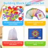 Memory Activities for Seniors, Wooden Pattern Blocks Tiles Matching Puzzle