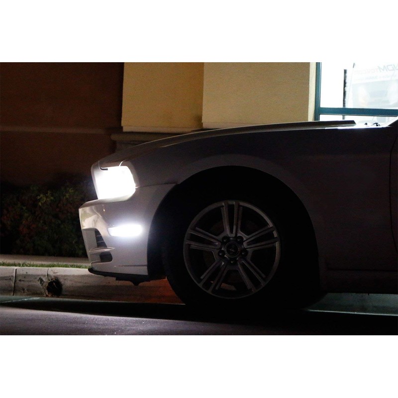 iJDMTOY Smoked Lens 27-SMD White Full LED Side Marker Light