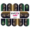 Whats Up Nails - P022 Jeweled Vines Water Decals Sliders