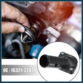 TUCKBOLD 16321-22070 Radiator Coolant Filler Water Inlet Thermostat Housing for Toyota Corolla Matrix 2003-2008 for Toyota Celica 2001-2005 Automotive Parts